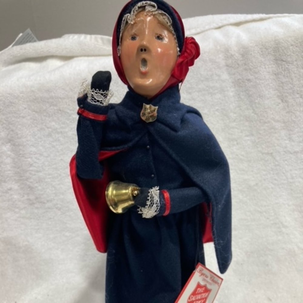 Byers Choice Salvation Army Caroler- Woman Ringing Bell